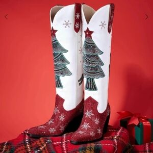 Holiday Sparkle Women's Heeled Boots